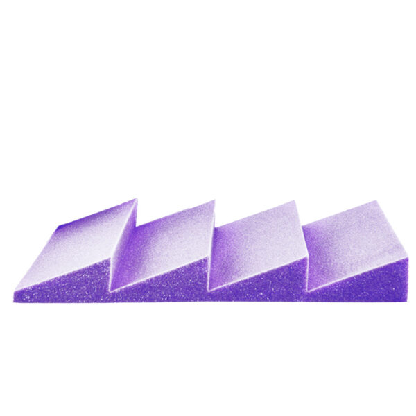 AVE IsoWedge-P Acoustic Foam Wedge Purple - 10 Pack - Image 4