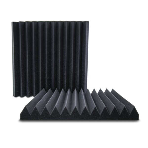 AVE IsoPeak Acoustic Foam Panel Black - 10 Pack - Image 2