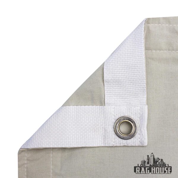 LARH Textile Muslin Day Gray 8' X 8'