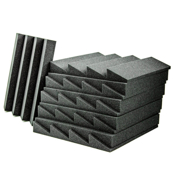 AVE IsoWedge Acoustic Foam Wedge Charcoal - 10 Pack