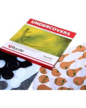 Rycote Undercovers, Grey - 30 Undercovers/30 Stickies Original