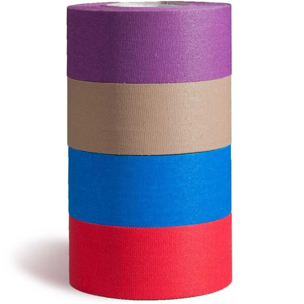 Visual Departures MicroGaffer Tape Coloured 24mm x 7m 4 Pack