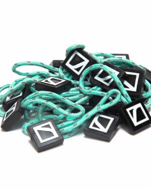 CineBags CBZP12 Zipper Puller Seafoam Set of 15