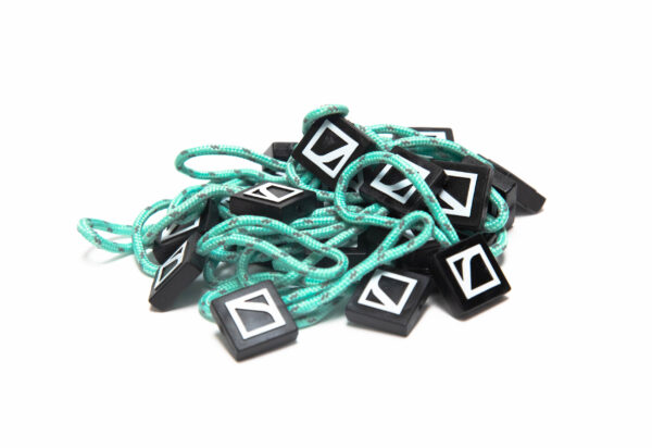 CineBags CBZP12 Zipper Puller Seafoam Set of 15