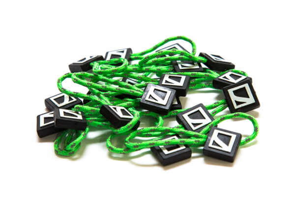 CineBags CBZP8 Zipper Puller Lime Green Set of 15