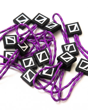 CineBags CBZP3 Zipper Puller Purple Set of 15