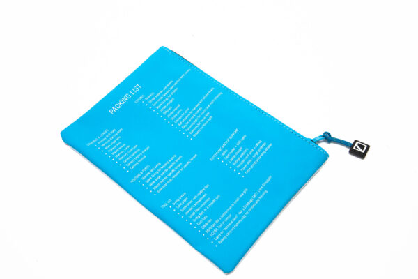 CineBags CB77 UW mesh pouch with packing list