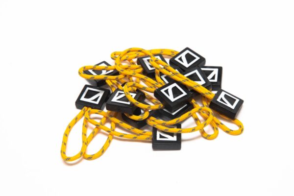CineBags CBZP11 Zipper Puller Yellow Set of 15