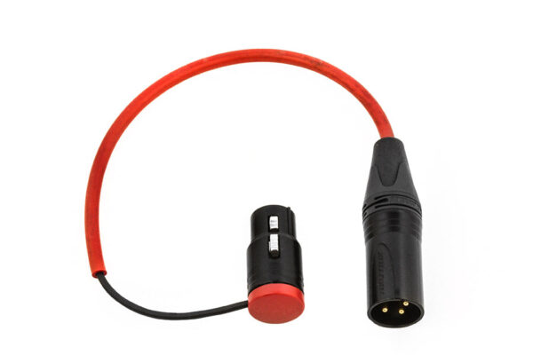 Rycote Cable, XLR-3m To Angled XLR-3f, 260mm