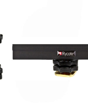 Rycote 3/8" Boom Adaptor Swivel With 10cm Hot Shoe Extension