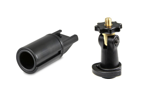 Rycote 3/8" Boom Adaptor Swivel With Camera Clamp/Hot Shoe Adaptor