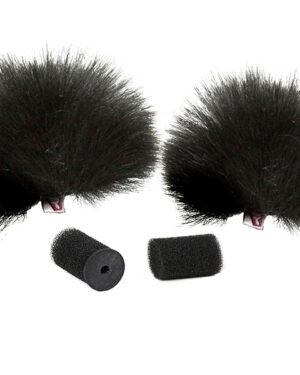 Rycote Black Lavalier Windjammer  - Pair