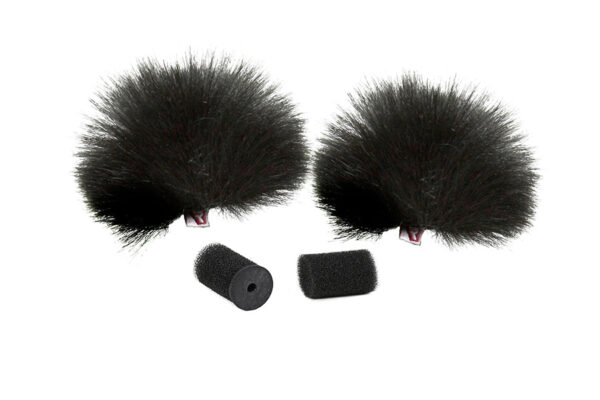 Rycote Black Lavalier Windjammer  - Pair