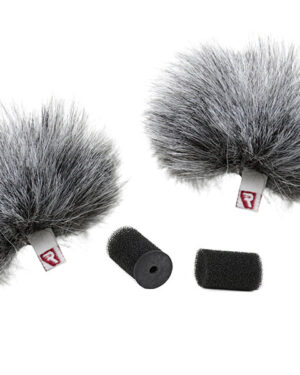 Rycote Grey Lavalier Windjammer - Pair