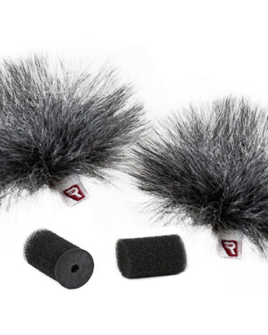 Rycote Grey Ristretto Lavalier Windjammer - Pair