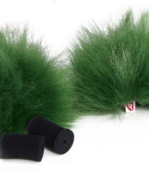 Rycote Green Lavalier Windjammer - Pair