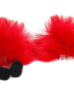 Rycote Red Lavalier Windjammer - Pair