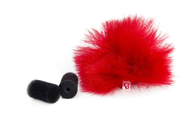 Rycote Red Lavalier Windjammer - Single