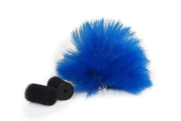 Rycote Blue Lavalier Windjammer - Pair