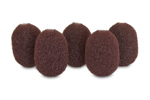 Rycote Lavalier Foams Brown (1 Pack Of 5)