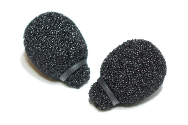 Rycote Miniature Lavalier Foams Black (1 Pack Of 2)