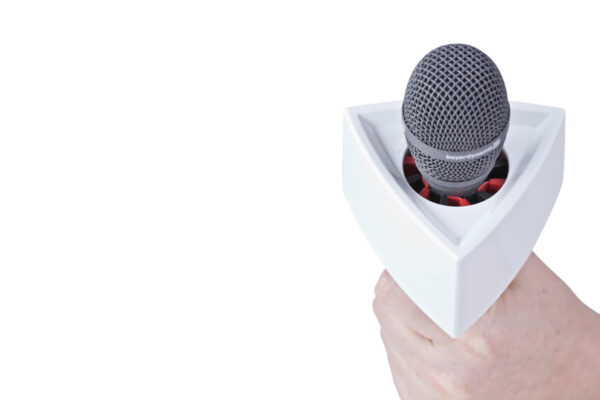 Rycote Single Triangular White Mic Flag - Image 3