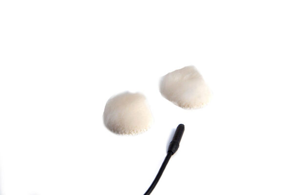 Rycote Overcovers, White - 6 White Fur Discs/30 Stickies Original - Image 2
