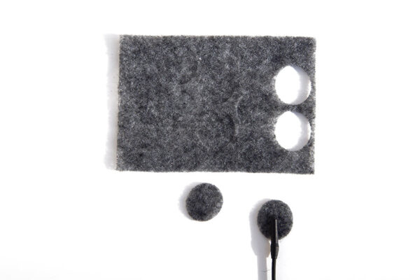 Rycote Undercovers, Grey - 100 Undercovers/100 Stickies Original - Image 3