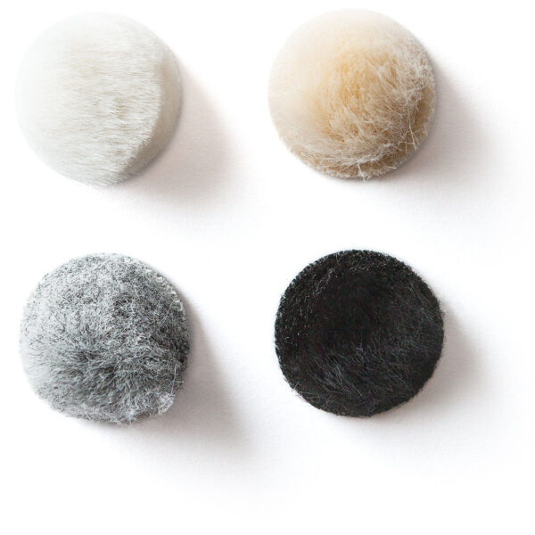 Rycote Overcovers Adv. Fur Discs Only, Beige (Bag Of 100)