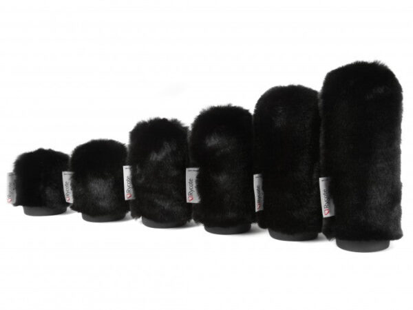 Rycote 15cm Short Fur Softie, Black 19/22 - (034361) - Fits Sennheiser Mke 600, Sanken Cs1-Cs2 & Rode Ntg-1, Ntg-2, Ntg-4, Ntg-4+ - Image 2