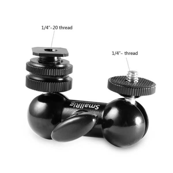 SmallRig Magic Arm with Double Ball Heads (Cold Shoe and Thumb Screw) 1135 - Image 4