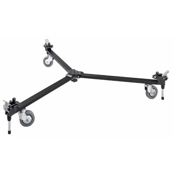 Manfrotto Dolly Basic - 10kg payload Designed for light and Med Tripods