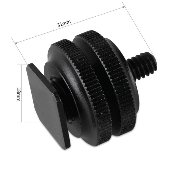 SmallRig Cold Shoe Adapter Mount Plate (2pcs) 1631 - Image 5