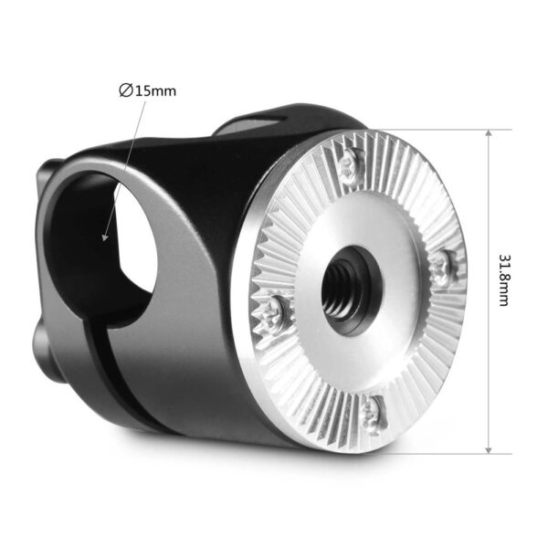 SmallRig Single 15mm Rod Clamp with ARRI Rosette 1686B