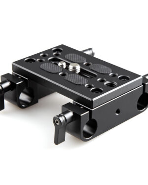 SmallRig Bottom Mount Plate with Dual 15mm Rod Clamp 1775