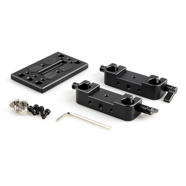 SmallRig Bottom Mount Plate with Dual 15mm Rod Clamp 1775 - Image 3