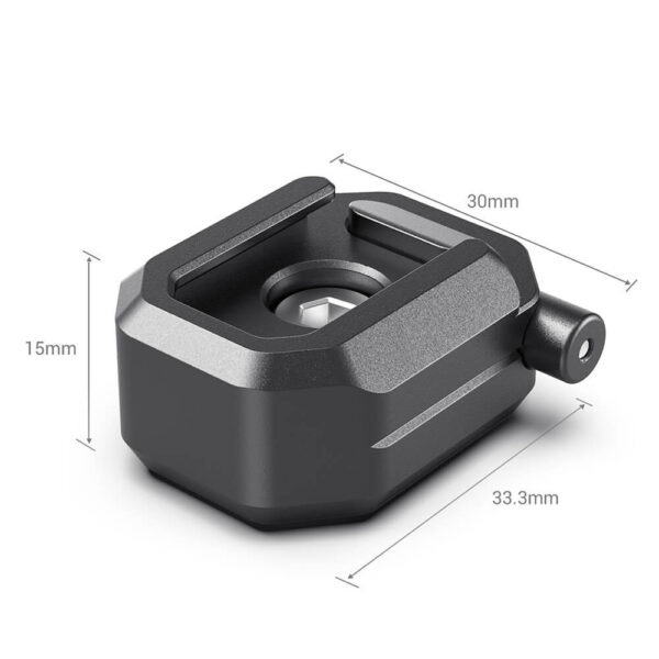 SmallRig Multifunctional Cold Shoe Mount Plate with Safety Release 2797 - Image 3