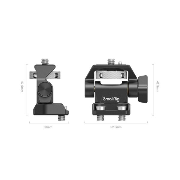 SmallRig Swivel and Tilt Adjustable Monitor Support with 1/4"-20 Screws 2904B - Image 2