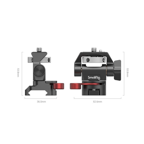 SmallRig Swivel and Tilt Adjustable Monitor Support with NATO Clamp 2906B - Image 3
