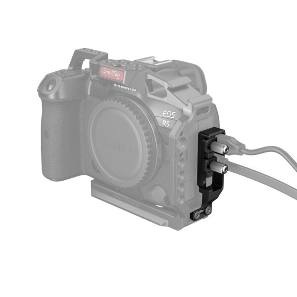 SmallRig HDMI and USB-C Cable Clamp for Canon EOS R5 / R6 / R5 C 2981B - Image 2