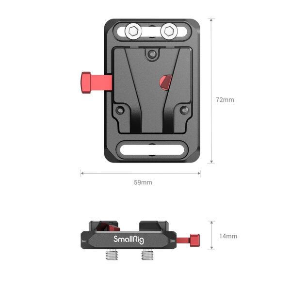 SmallRig mini V-Mount Battery Mount Plate 2987 - Image 2
