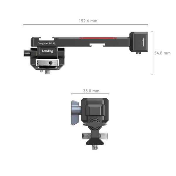 SmallRig Monitor Support with NATO Clamp for DJI RS 2 / RSC 2 / RS 3 / RS 3 Pro / RS 3 min Stabilizers 3026 - Image 3