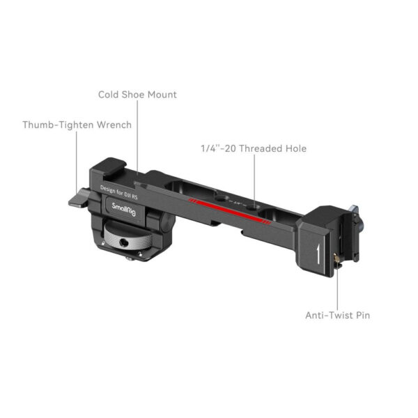 SmallRig Monitor Support with NATO Clamp for DJI RS 2 / RSC 2 / RS 3 / RS 3 Pro / RS 3 min Stabilizers 3026 - Image 5