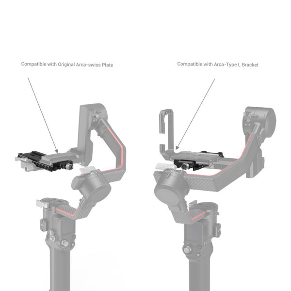SmallRig Arca-Swiss Quick Release Plate for DJI RS 2 / RSC 2 / Ronin-S / RS 3 / RS 3 Pro Stabilizers 3061 - Image 4