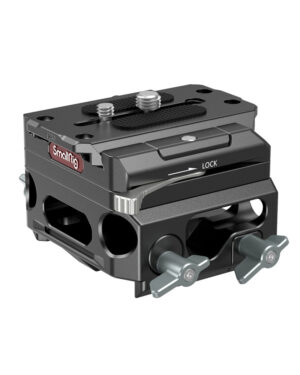SmallRig Lightweight Bottom Mount Plate with Dual 15mm Rod Support System (Magnesium Alloy) 3067