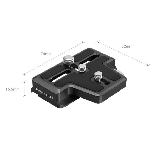 SmallRig Extended Arca-Swiss Quick Release Plate for DJI RS2 / RSC RS3 / RS3 Pro Gimbals 3162B - Image 3