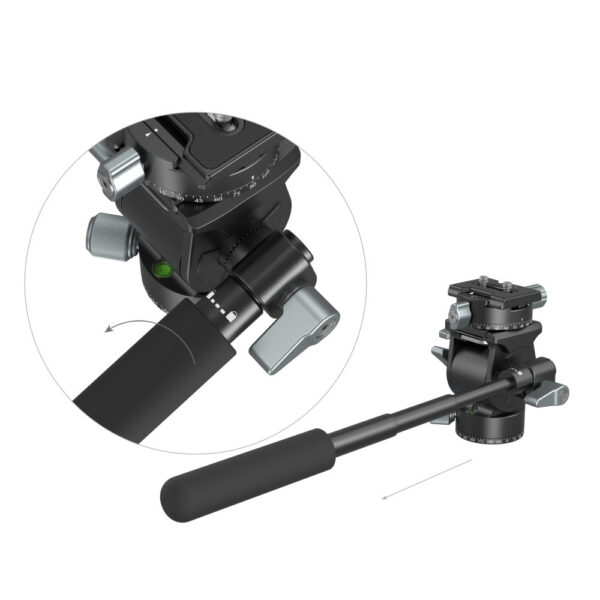 SmallRig Lightweight Fluid Video Head 3457B - Image 5
