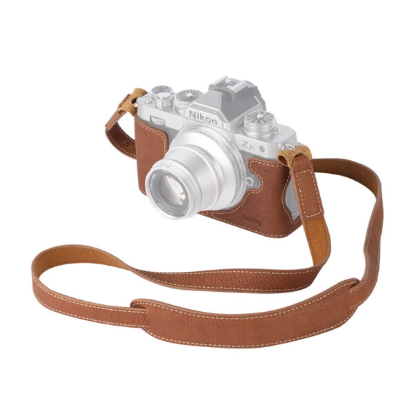 SmallRig Half Camera Leather Case Kit with Shoulder Strap for Nikon Z fc 3481