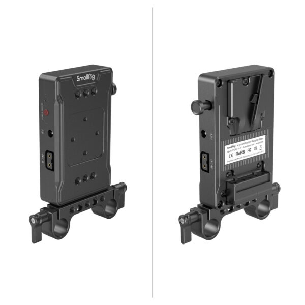 SmallRig V Mount Battery Adapter Plate (Basic Version) with Dual Rod Clamp 3498 - Image 5