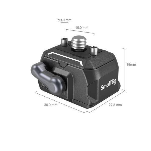 SmallRig Drop-in HawkLock Universal mini Quick Release Plate and Clamp 3513C - Image 2